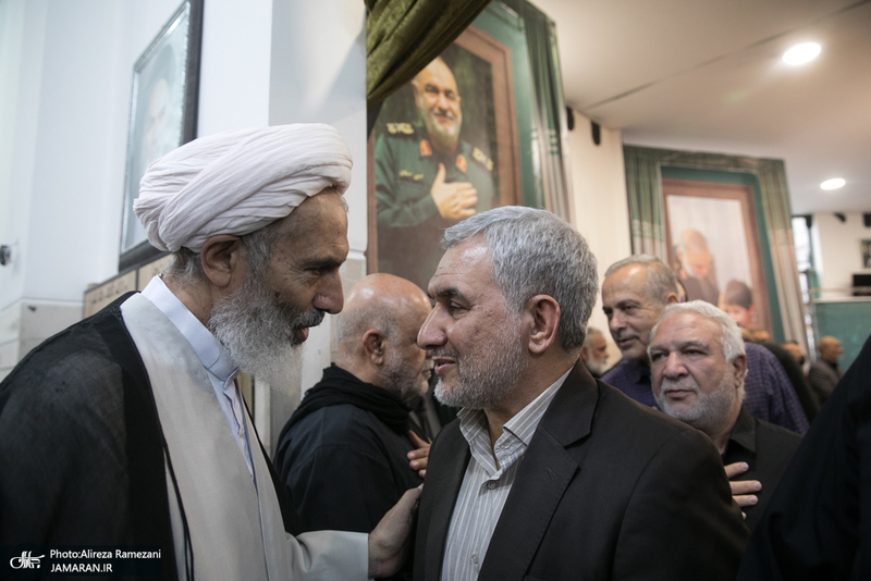 مراسم چهلمین روز شهادت سپهبد حسین سلامی