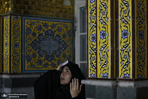 مراسم شب بیست و سوم ماه مبارک رمضان در امام زاده پنج تن لویزان