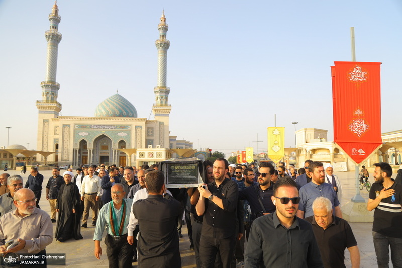 مراسم تشییع مرحومه فخری فلسفی تنکابنی مادر  احمد مسجدجامعی