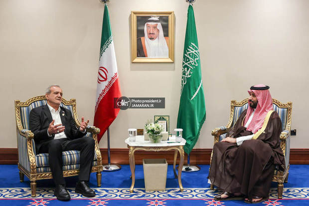 جزییات گفت‌وگوی پزشکیان و بن سلمان در دوحه/ رئیس‌جمهور به ولیعهد سعودی در مورد روابط ایران و عربستان و وضعیت فعلی منطقه چه گفت؟