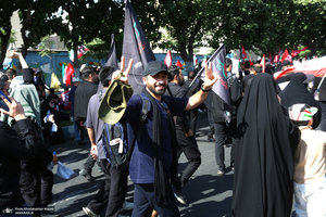 مراسم تشییع پیکر مطهر رهبر شهید انقلاب در تهران -6