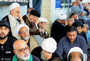 مراسم عزاداری ۲۸ صفر در دفتر آیت الله العظمی صانعی (ره)