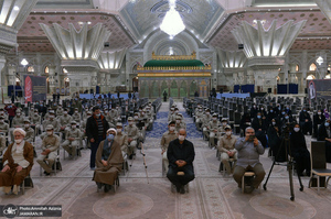 تجدید میثاق فرزندان کارکنان آماد و پشتیبانی سپاه با آرمان‌های حضرت امام(س)