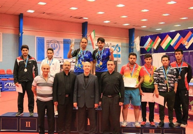 قهرمانی نوروزی و رویین‌تن در مسابقات دوبل تنیس روی میز
