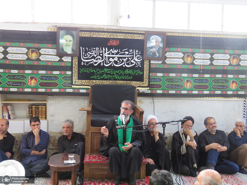 مراسم عزاداری شهادت حضرت امام رضا (ع) در بیت مرحوم آیت الله العظمی صانعی (ره)