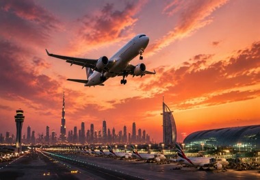 اولین پرواز تهران به دبی پس از جنگ رمضان در فرودگاه دبی به زمین نشست