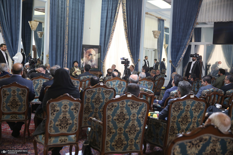 دیدار استاندار تهران و مدیران استان با سید حسن خمینی