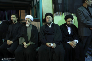 مراسم بزرگداشت همسر آیت الله موسوی بجنوردی (ره) در حسینیه شماره یک جماران-3
