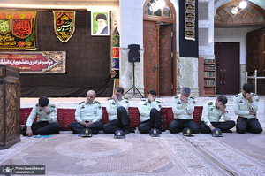 عزاداری دانشجویان دانشگاه علوم انتظامی امین در حرم مطهر امام خمینی(س)