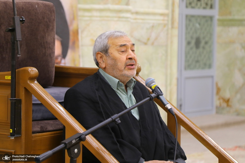 مراسم ترحیم آیت الله نورالله شاه آبادی(ره) در مسجد اعظم قم