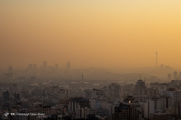 تصاویر/ آسمان تهران امروز هم به رنگ آلودگی بود