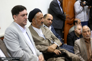 دیدار وزیر، معاونان و مدیران وزارت ارشاد با سید حسن خمینی