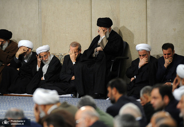 مراسم ترحیم و بزرگداشت آیت‌الله هاشمی شاهرودی(ره) با حضور رهبر معظم انقلاب