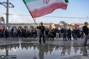 مراسم وداع با پیکر رهبر شهید