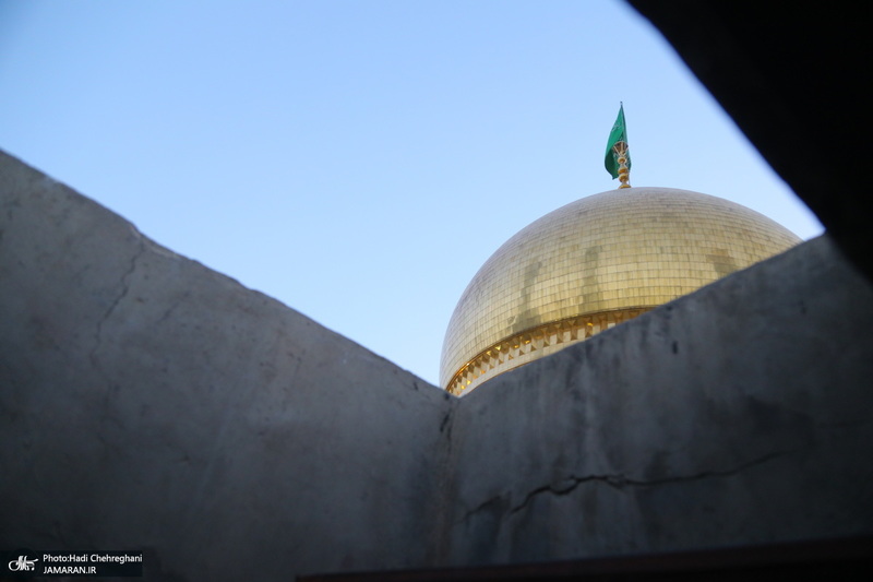 مراسم تعویض پرچم حرم حضرت معصومه (س) در شب اول ماه محرم‎‎