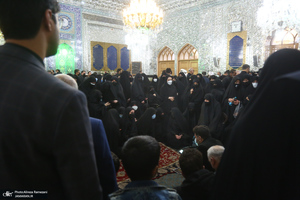 مراسم تشییع و خاکسپاری پیکر آیت الله ری شهری (ره) در حرم حضرت عبدالعظیم حسنی (ع)