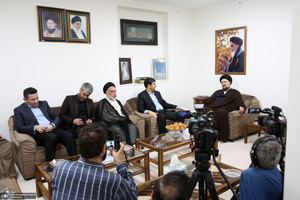 دیدار وزیر و معاونین وزارت ارتباطات با سید حسن خمینی