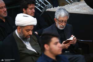 مراسم خاکسپاری شهید حسین امیرعبداللهیان در حرم حضرت عبدالعظیم حسنی (ع)