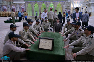 تجدید میثاق مرکز آموزش دژبان شهید اسدی کهریزک‎ با آرمان های حضرت امام(س) 