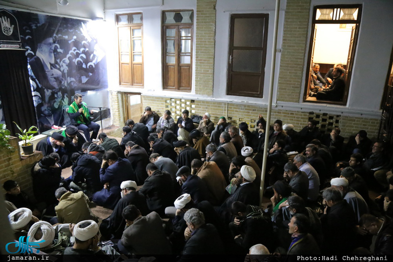 مراسنم عزاداری شهات حضرت زهرا(س) در بیت تاریخی امام خمینی در قم