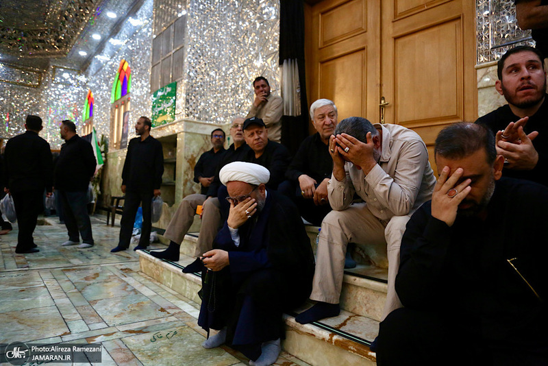 مراسم تشییع پیکر شهیدان سردار حسین سلامی و مسعود شانه ای