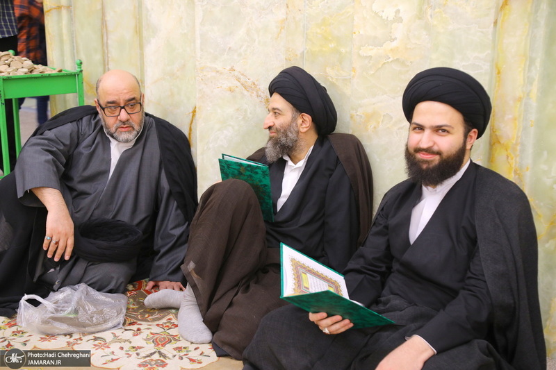 مراسم ترحیم آیت الله نورالله شاه آبادی(ره) در مسجد اعظم قم