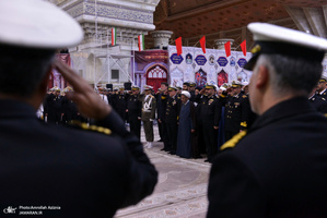 مراسم تجدید میثاق فرماندهان و کارکنان نیروی دریایی با بنیان‌گذار جمهوری اسلامی ایران