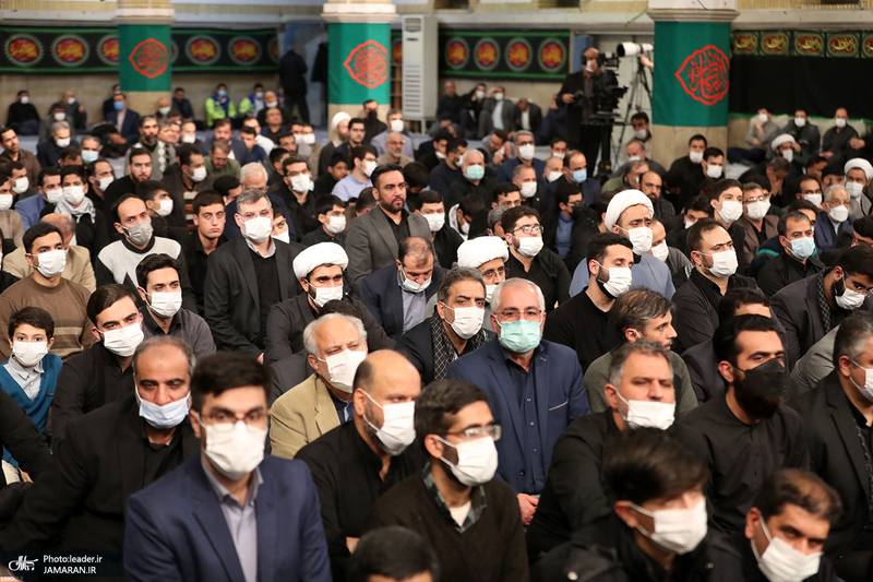 اولین شب مراسم عزاداری حضرت فاطمه‌ زهرا (س) در حسینیه امام خمینی