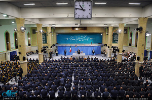 دیدار فرماندهان نیروی هوایی و پدافند هوایی ارتش با رهبر معظم انقلاب
