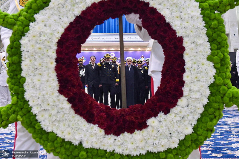 تجدید میثاق فرمانده و پرسنل نیروی دریایی ارتش جمهوری اسلامی ایران با آرمان‌های امام خمینی(س)