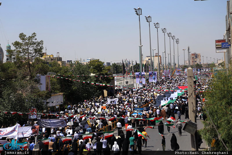 راهپیمایی با شکوه روز جهانی قدس در قم