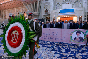 تجدید میثاق وزیر و مدیران ارشد وزارت نیرو با آرمان های حضرت امام (س)