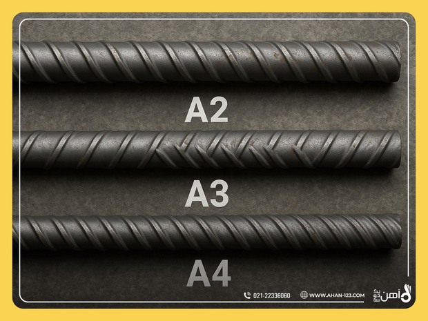 فرق میلگرد A2، A3 و A4 چیست؟ | کدام برای ساختمان‌ سازی بهتر است؟
