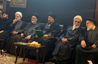 حضور سید حسن خمینی در منزل مرحوم آیت الله سید هاشم رسولی محلاتی