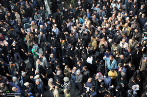 مراسم تشییع پیکرهای مطهر 100 شهید گمنام در تهران-5