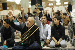 آیین افتتاح رادیو محرم با حضور آیت الله العظمی مکارم شیرازی