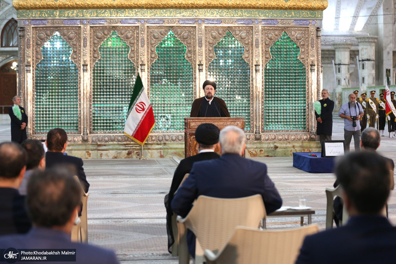 تجدید میثاق رئیس جمهور و اعضای دولت با آرمان های حضرت امام خمینی (س)