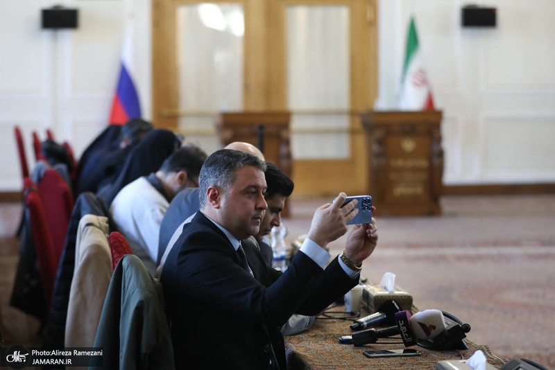 نشست خبری مشترک وزرای خارجه ایران و روسیه