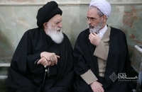 پیکر آیت الله روحانی در قم تشییع و تدفین شد (7)