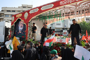 مراسم تشییع شهدای جنگ تحمیلی رژیم صهیونیستی در تهران-4