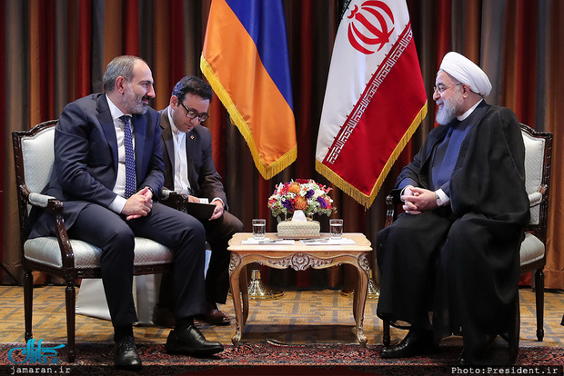 روحانی: ایران همواره به دنبال روابط دوستانه با همسایگان و از جمله ارمنستان است