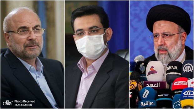 نامه های هشدارآمیز آذری جهرمی به رئیسی و قالیباف در مورد طرح مجلس برای اینترنت