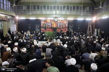 مراسم بزرگداشت رهبر شهید انقلاب از سوی آیت‌الله العظمی سیستانی در قم برگزار شد