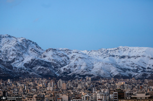 غروب خاص و زیبای تهران