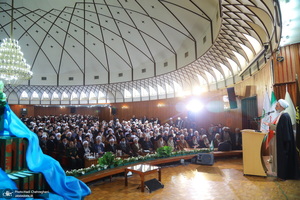 مراسم رونمایی از مجموعه 80 جلدی تفسیر «تسنیم» اثر آیت‌الله العظمی جوادی آملی