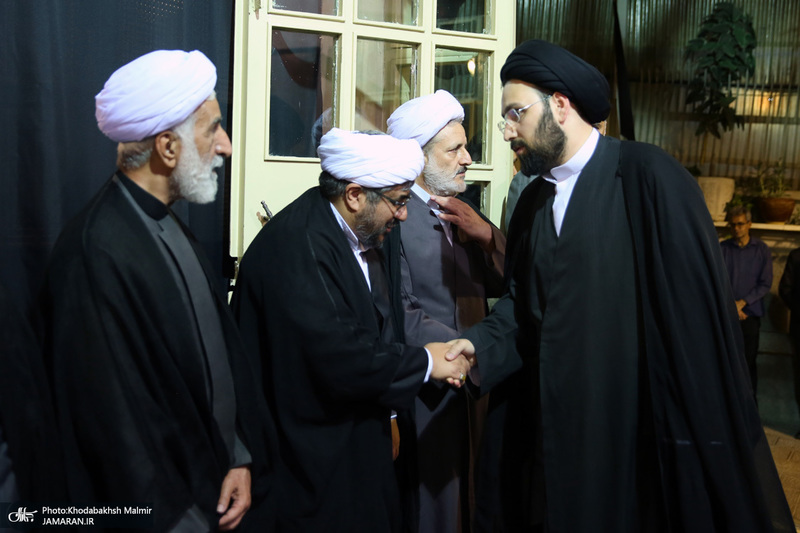 مراسم چهلمین روز مرحوم آیت الله صانعی در حسینیه جماران