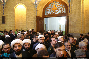 مراسم بزرگداشت آیت الله هاشمی رفسنجانی(ره) در مسجد اعظم قم-1