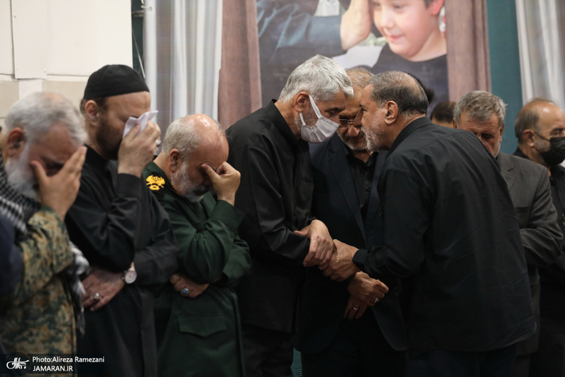 مراسم چهلمین روز شهادت سپهبد حسین سلامی