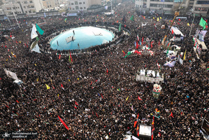 حضور میلیون ها تهرانی در تشییع پیکر مطهر سردار قاسم سلیمانی - 3