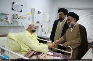 عیادت سید حسن خمینی از حجت الاسلام و المسلمین نقویان